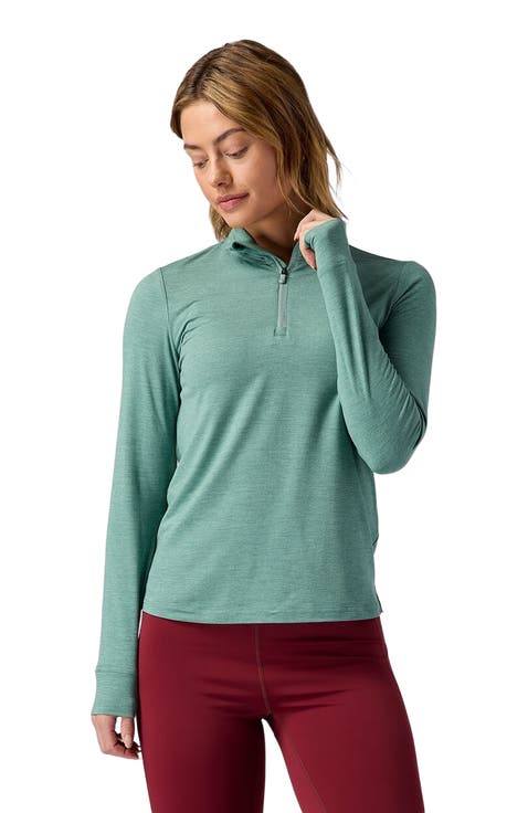 Women's Quarter Zip Tops | Nordstrom