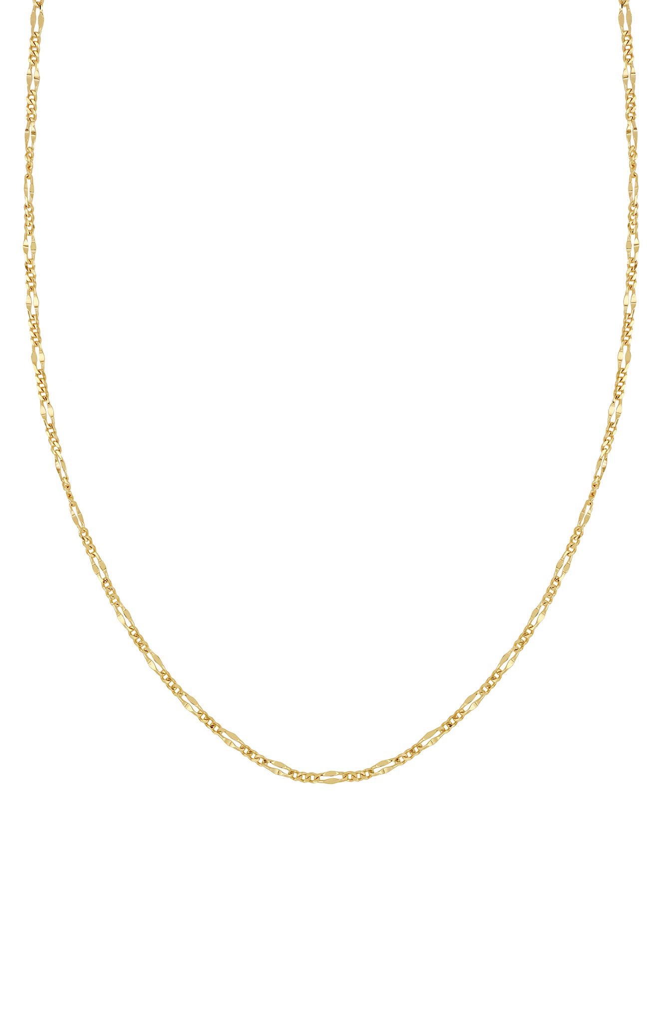 Bony Levy 14K Gold Figaro Chain Necklace