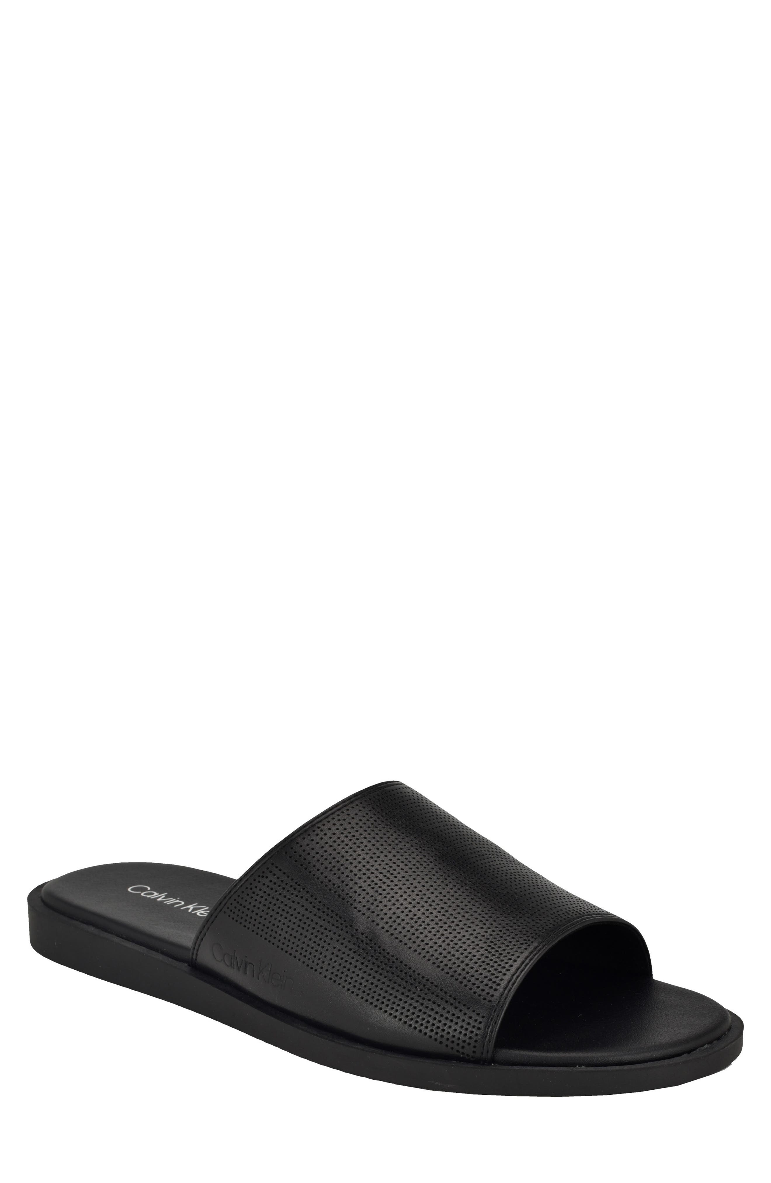 Calvin Klein Espar Slide Sandal, Main, color, Black