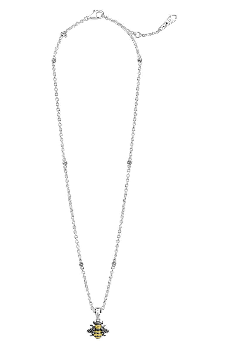 LAGOS Rare Wonders - Honeybee Pendant Necklace, Alternate, color, 