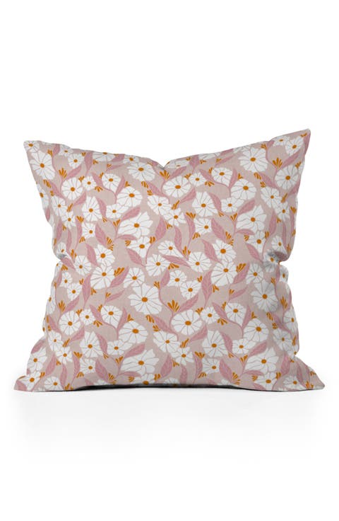 Viveta Groovy Floral Accent Pillow