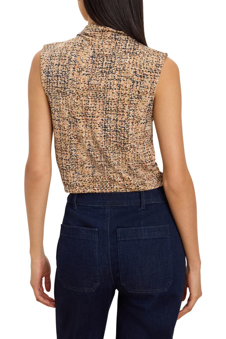 Printed Tweed Knit Tank, Alternate, color, NEUTRAL MULTI