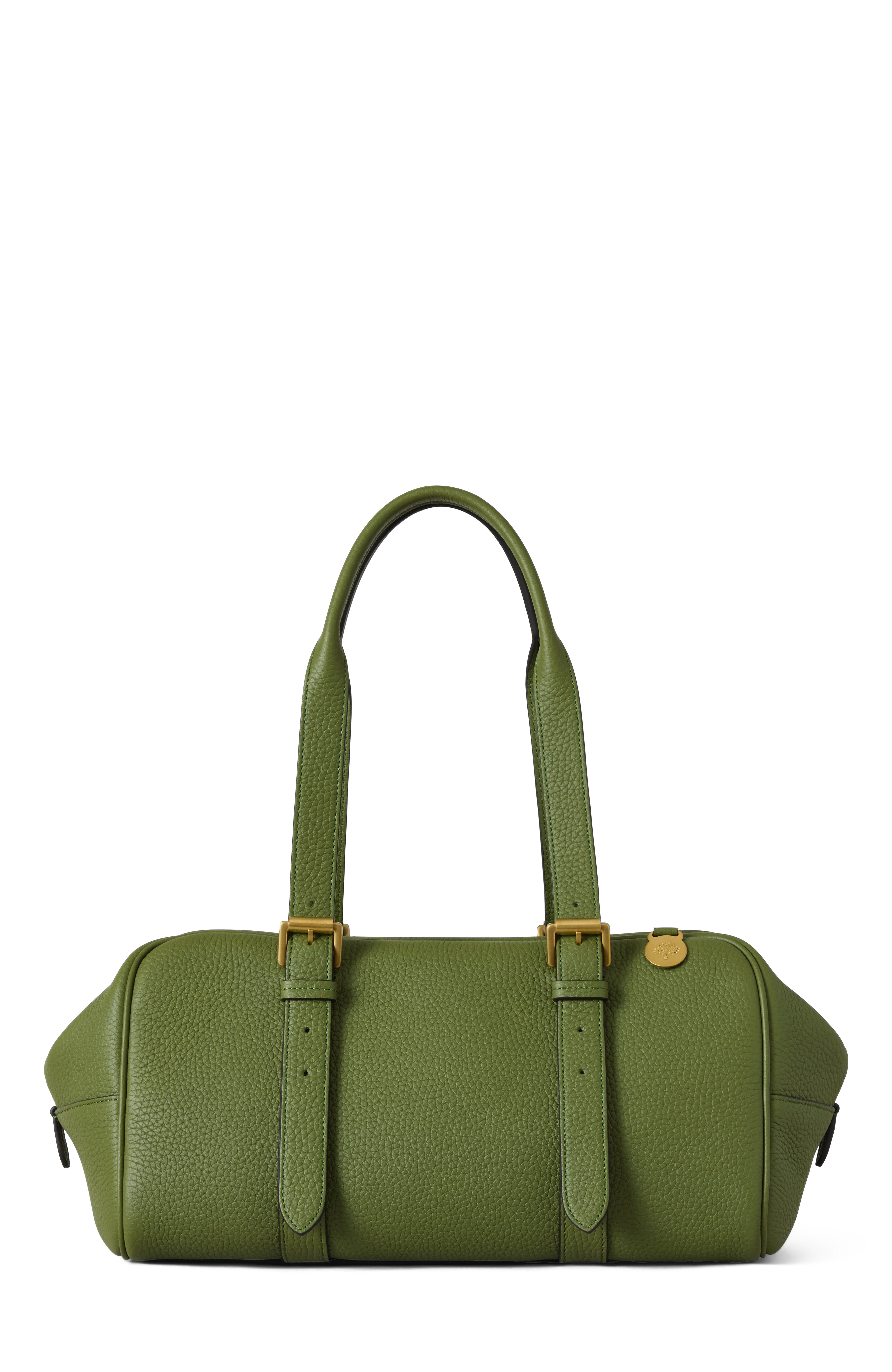 Mulberry Boston Shoulder Bag, Main, color, Fern