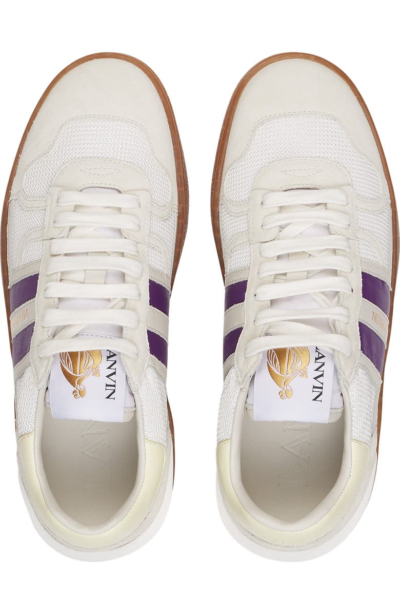 Lanvin Clay Mesh Sneakers With Translucent Sole, Alternate, color,