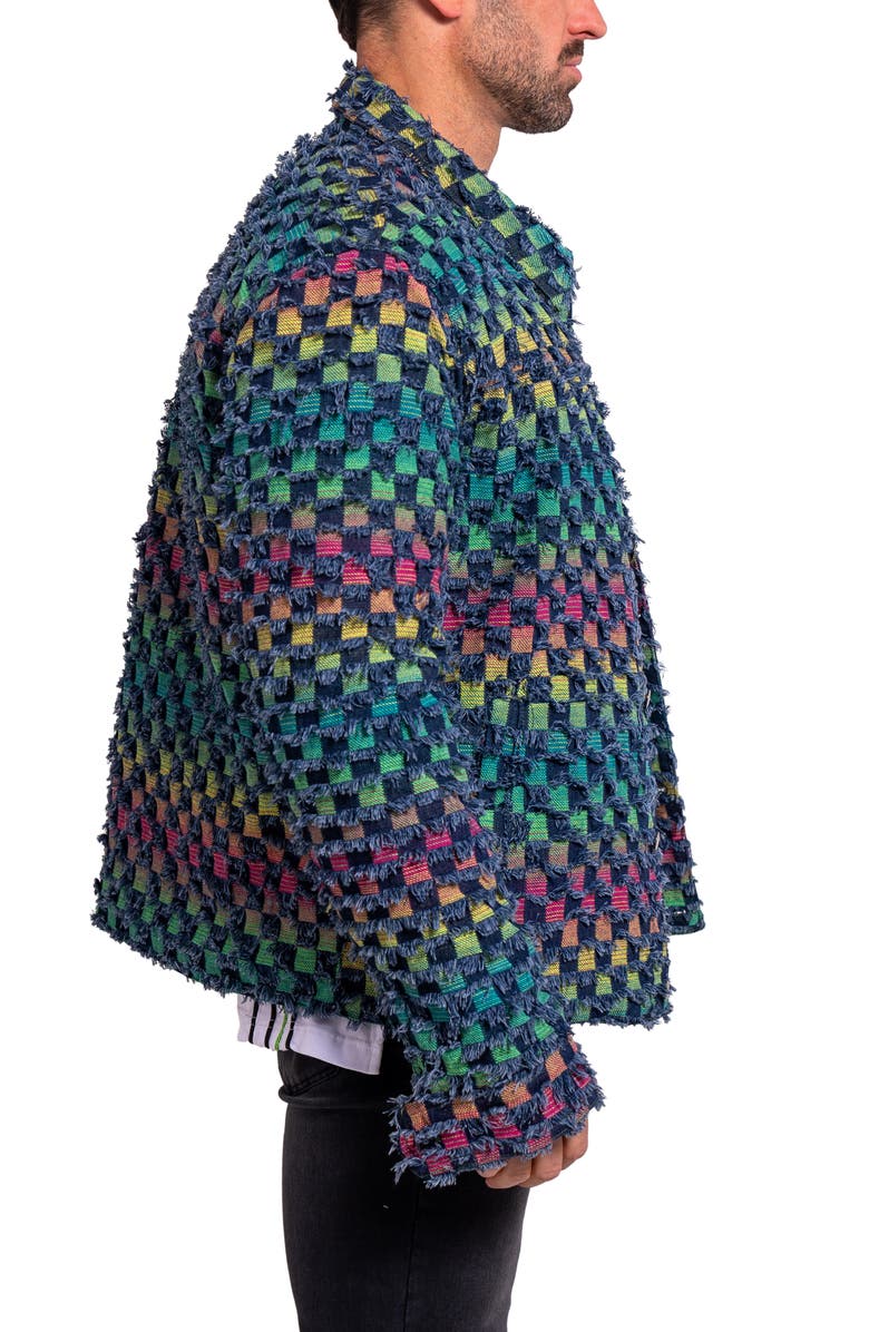 Maceoo Ascension 0015 Lined Denim Jacket, Alternate, color, Green