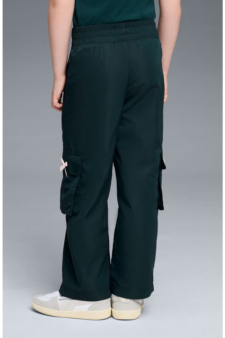 Kids' Bow Society Woven Cargo Pants, Alternate, color, MIDNIGHT T