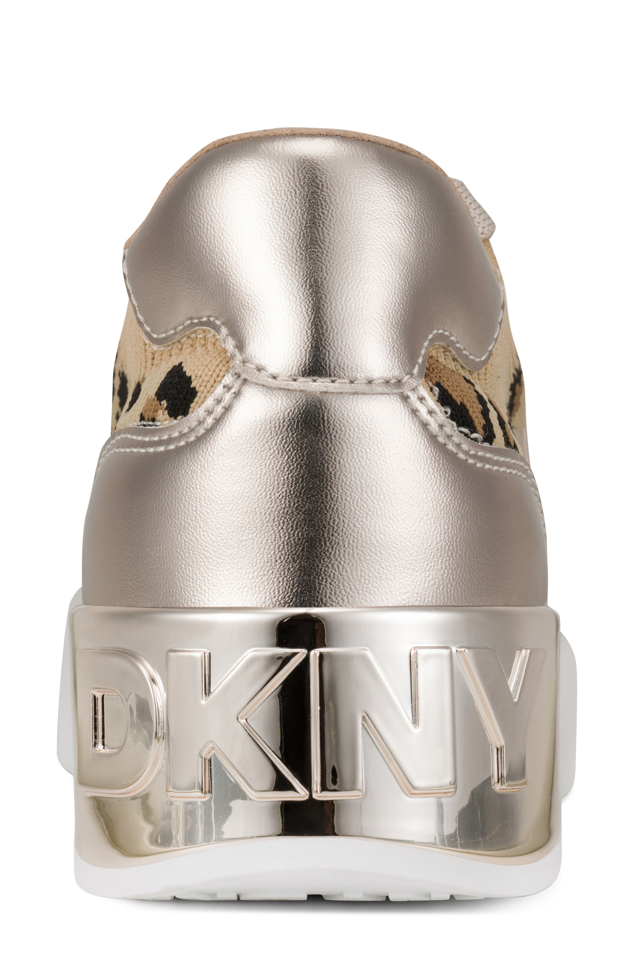 DKNY Mallory Knit Sneaker, Alternate, color, Beige Multi