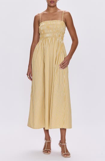 Pistola Bianca Maxi Sundress in Beach Sand Stripe at Nordstrom Rack, Size Medium