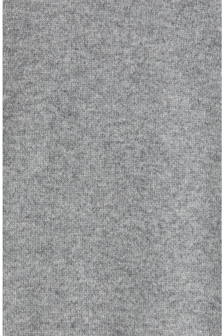 Cashmere Zip Front Hoodie, Alternate, color, GREY