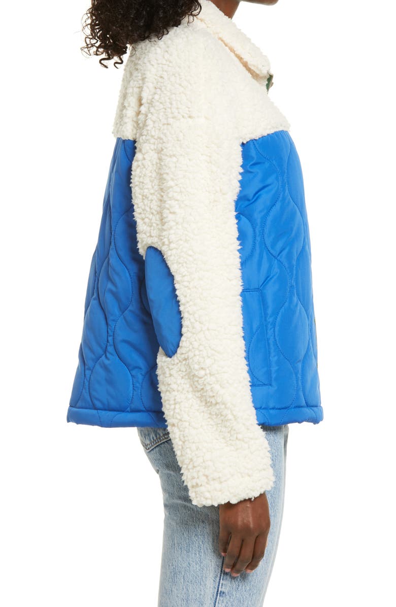 Thread & Supply Mixed Media Fleece Jacket, Alternate, color,