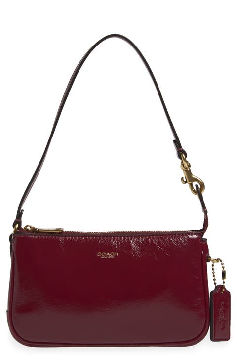 Plaza 18 Leather Baguette Bag