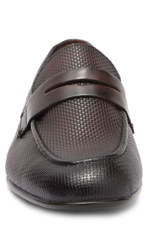 Vittorio Russo Derringer Loafer In Dark Burnished Brown
