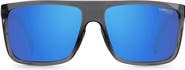 Carrera Eyewear 58mm Gradient Polarized Rectangular Sunglasses