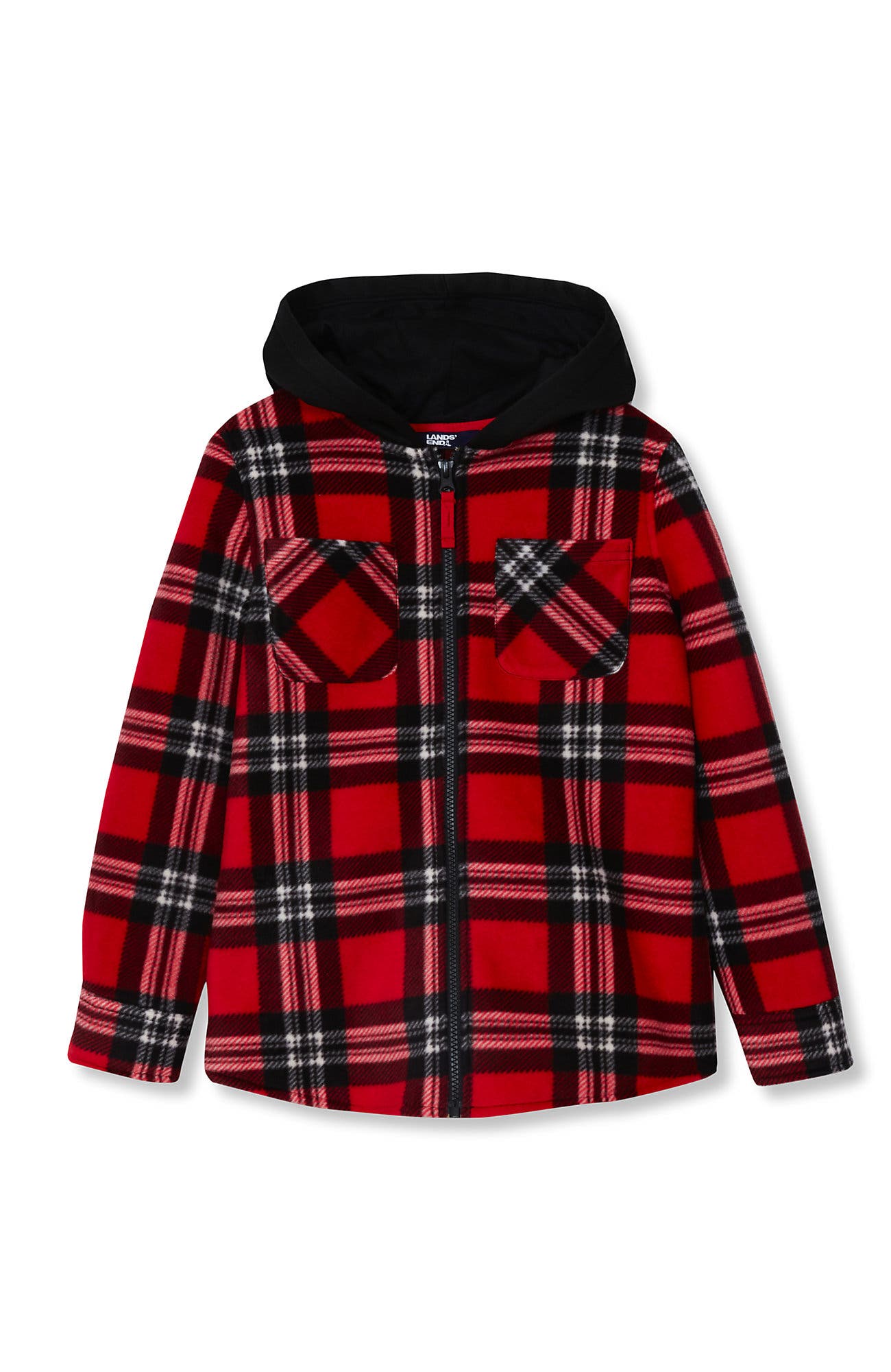 Bright Red/Multi Plaid