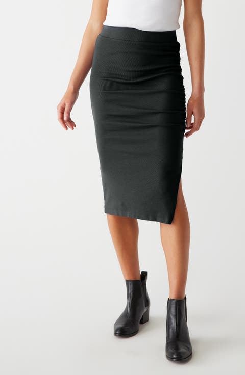 Micha Side Ruched Skirt