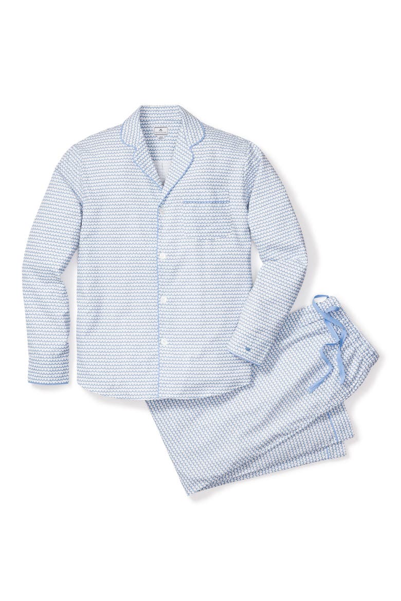 Pajama Set, Alternate, color, BLUE