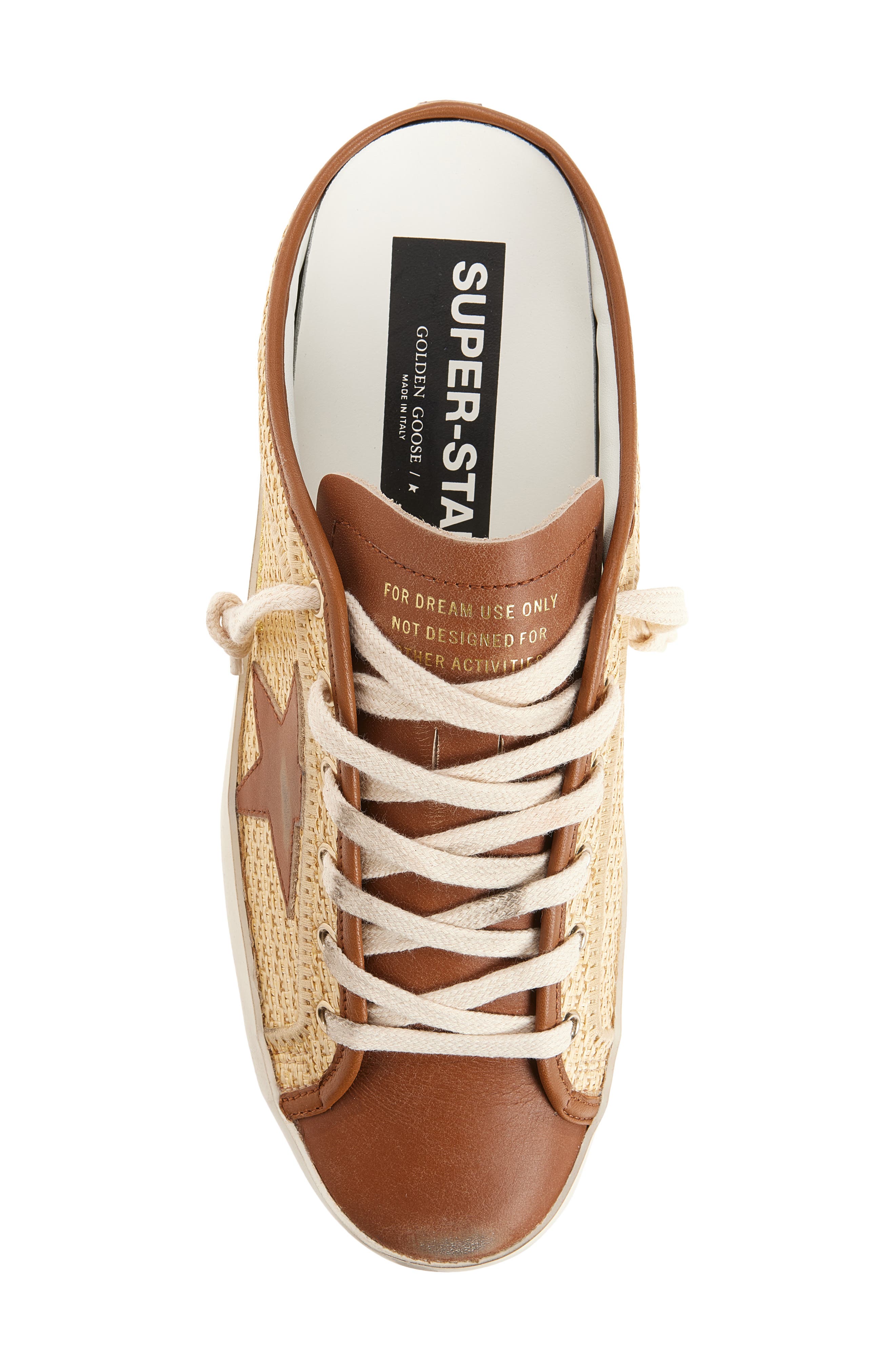 Golden Goose Super-Star Sabot Mule Sneaker, Alternate, color, Beige/ Cognac