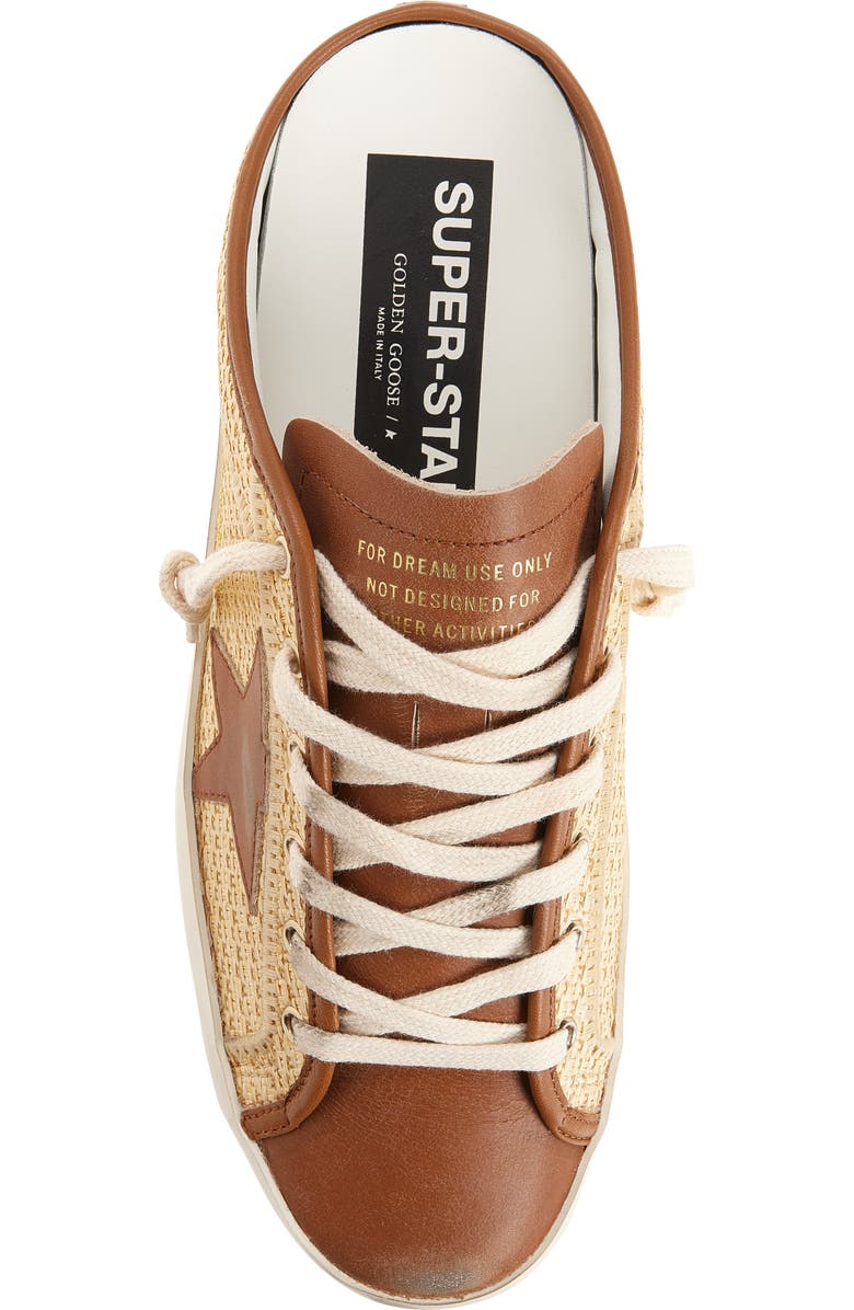 Golden Goose Super-Star Sabot Mule Sneaker, Alternate, color, Beige/ Cognac