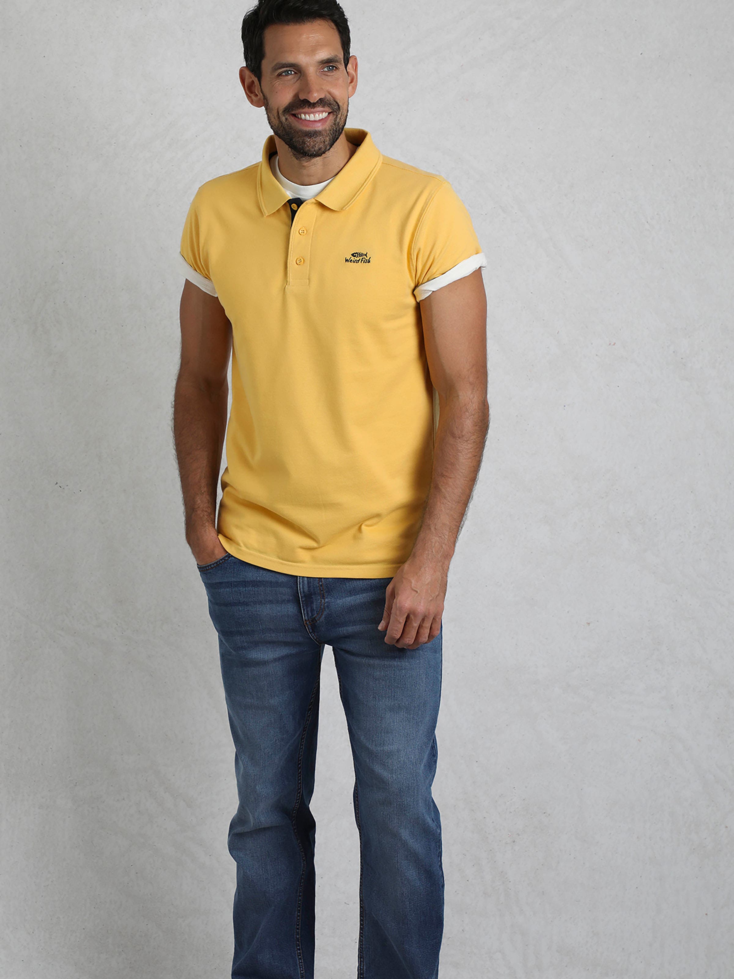 Weird Fish Miles Pique Polo (Men) | Nordstrom