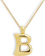 MOD AND JO Blake Bubble Letter Pendant Necklace