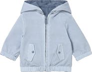 Mayoral Striped Hooded Jacket