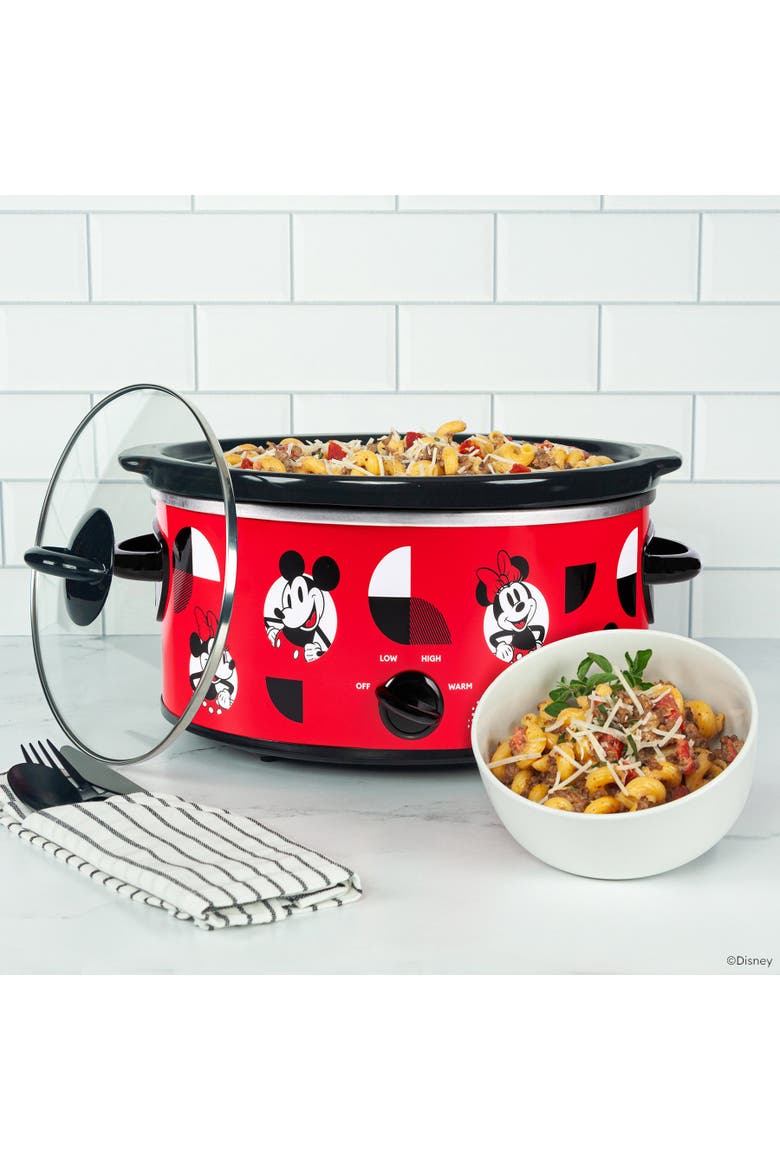 Disney Mickey and Minnie 5Qt Slow Cooker, Main, color, None