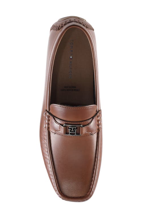 Tommy Hilfiger Attle Driver Loafer In Medium Brown