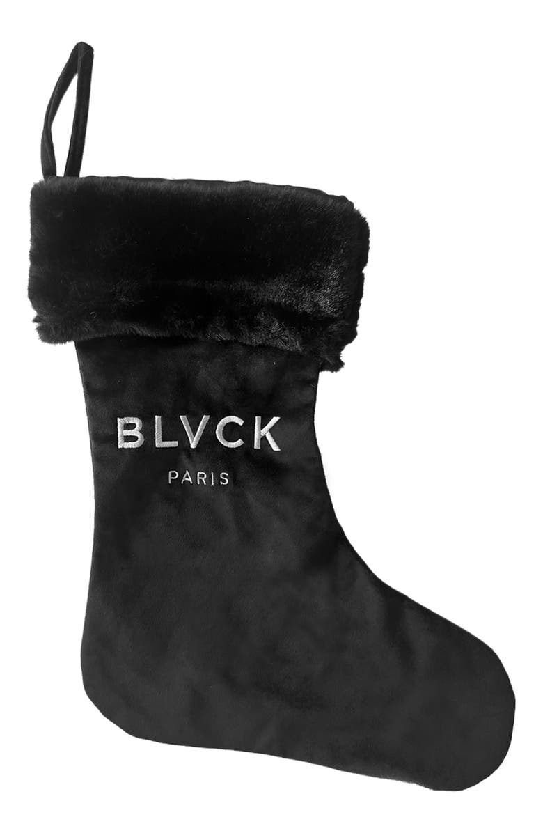 Blvck Paris Blvck Christmas Stocking, Main, color, 