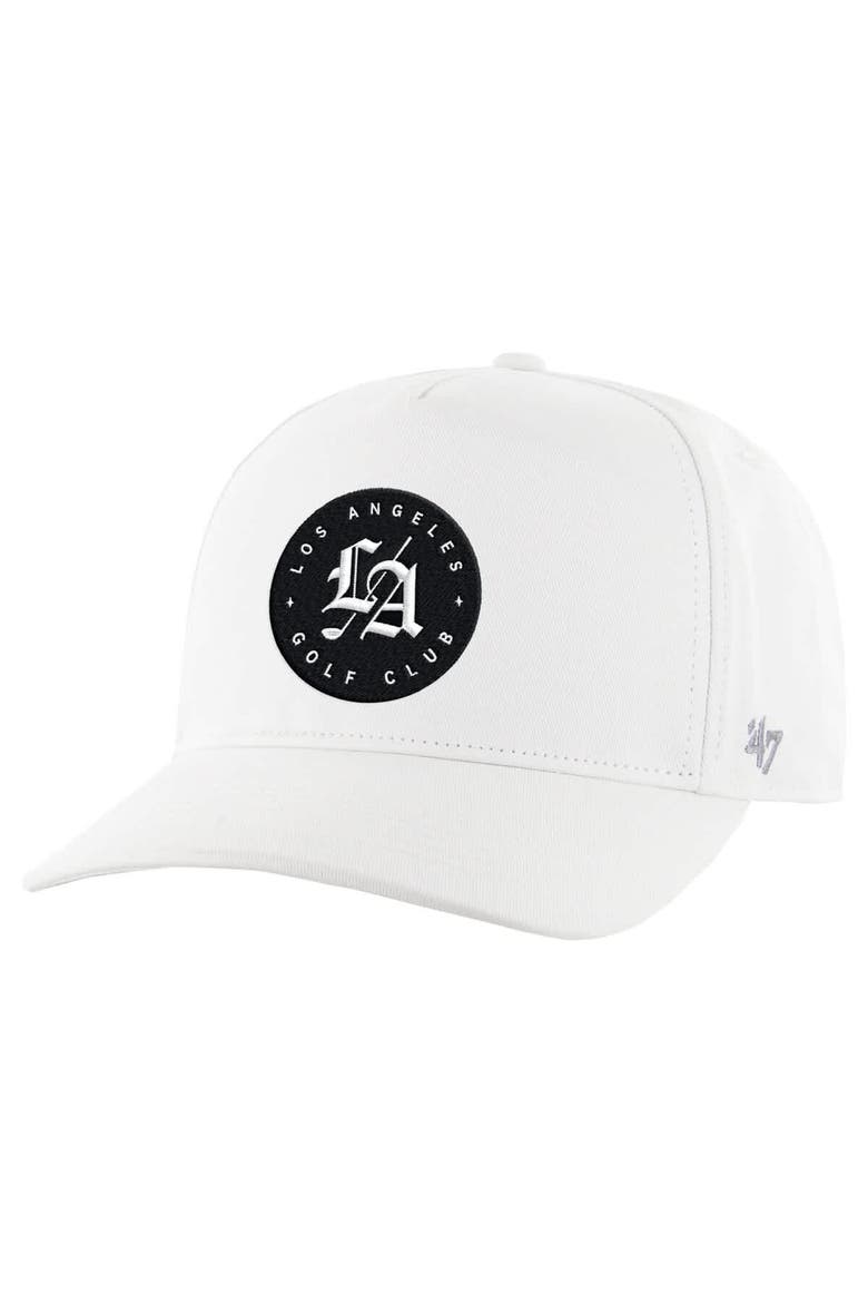 Men's '47 White TGL Los Angeles Golf Club Hitch Adjustable Hat, Main, color, White