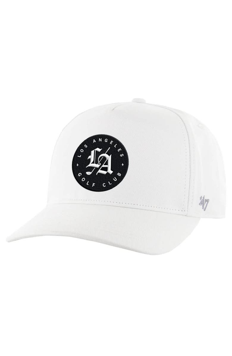 '47 Men's '47 White TGL Los Angeles Golf Club Hitch Adjustable Hat, Main, color,