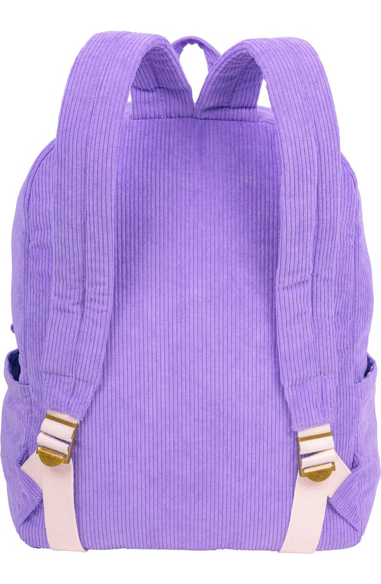 Style.Lab Billie Periwinkle Corduroy Backpack, Alternate, color, Purple