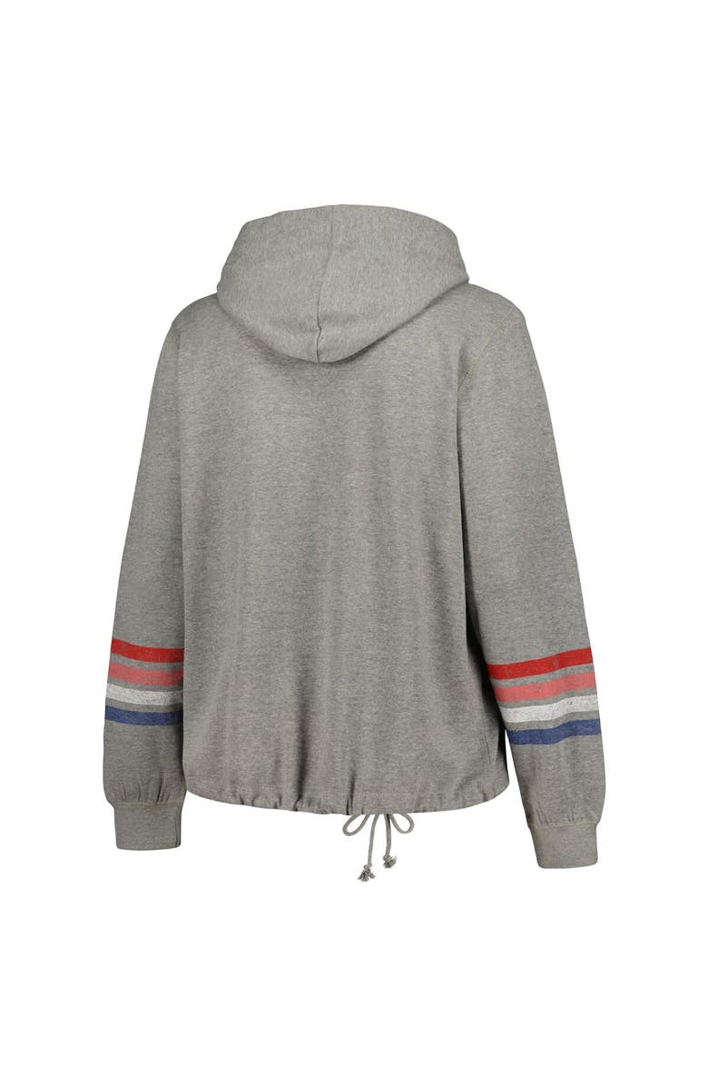 '47 Women's '47 Heather Gray New York Giants Plus Size Upland Bennett Pullover Hoodie, Alternate, color, 