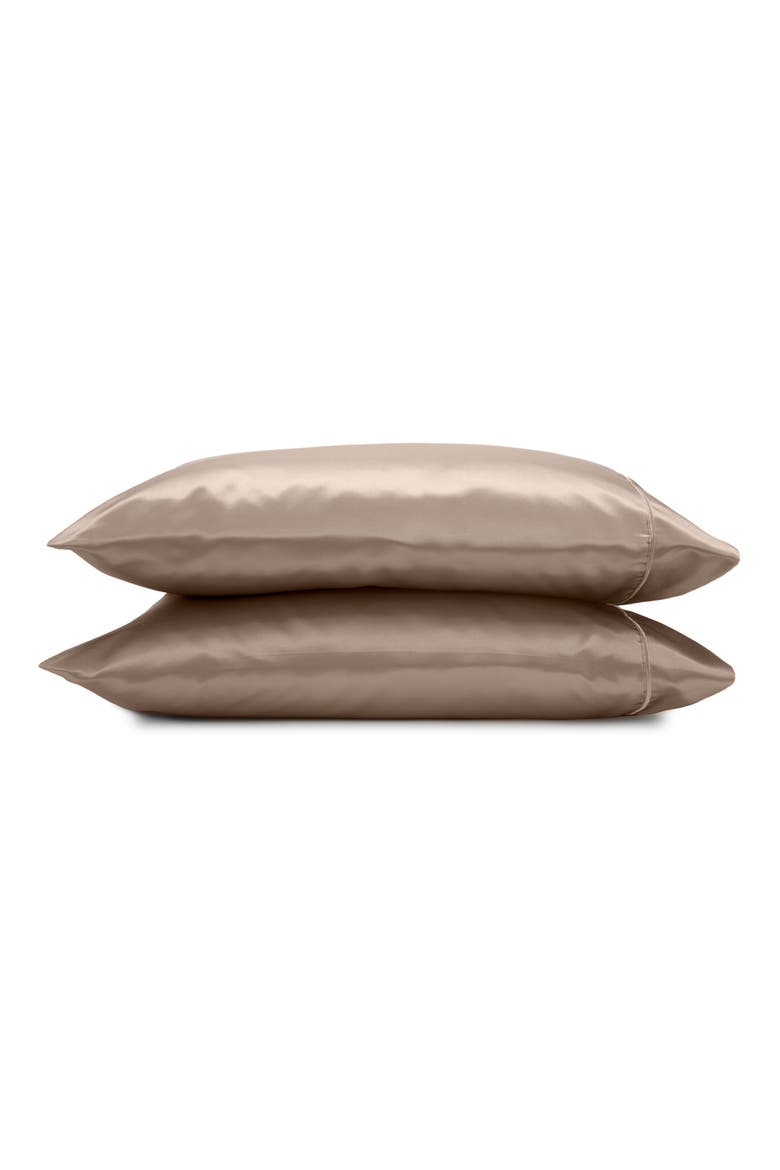 Elegance Satin Pillowcases, Main, color, CHAMPAGNE