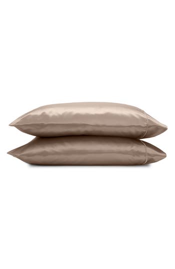 Martex Elegance Satin Pillowcases In Champagne