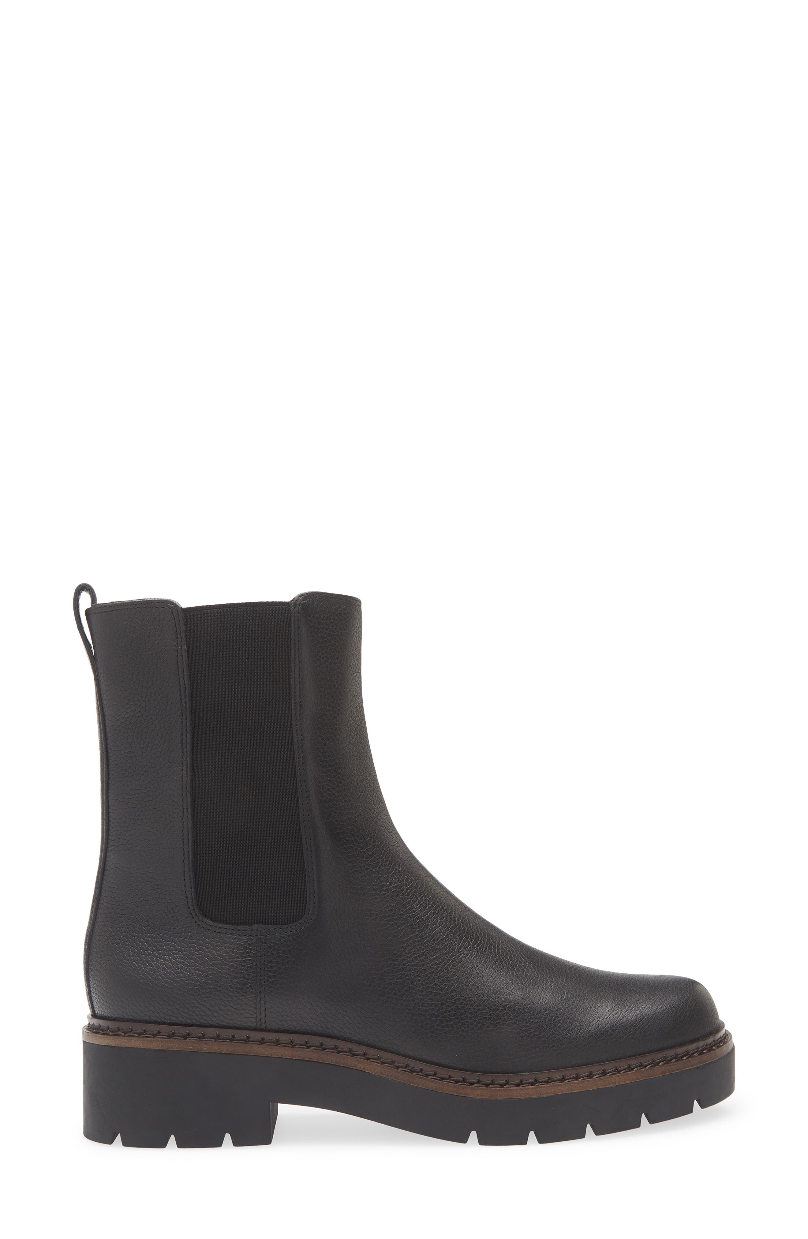 Nordstrom Darian Water Resistant Chelsea Boot, Alternate, color, Black