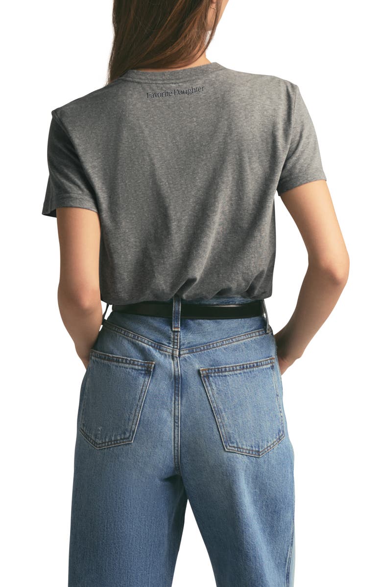 Favorite Daughter Favorite Step Mom T-Shirt, Alternate, color, Heather Grey W/ Na