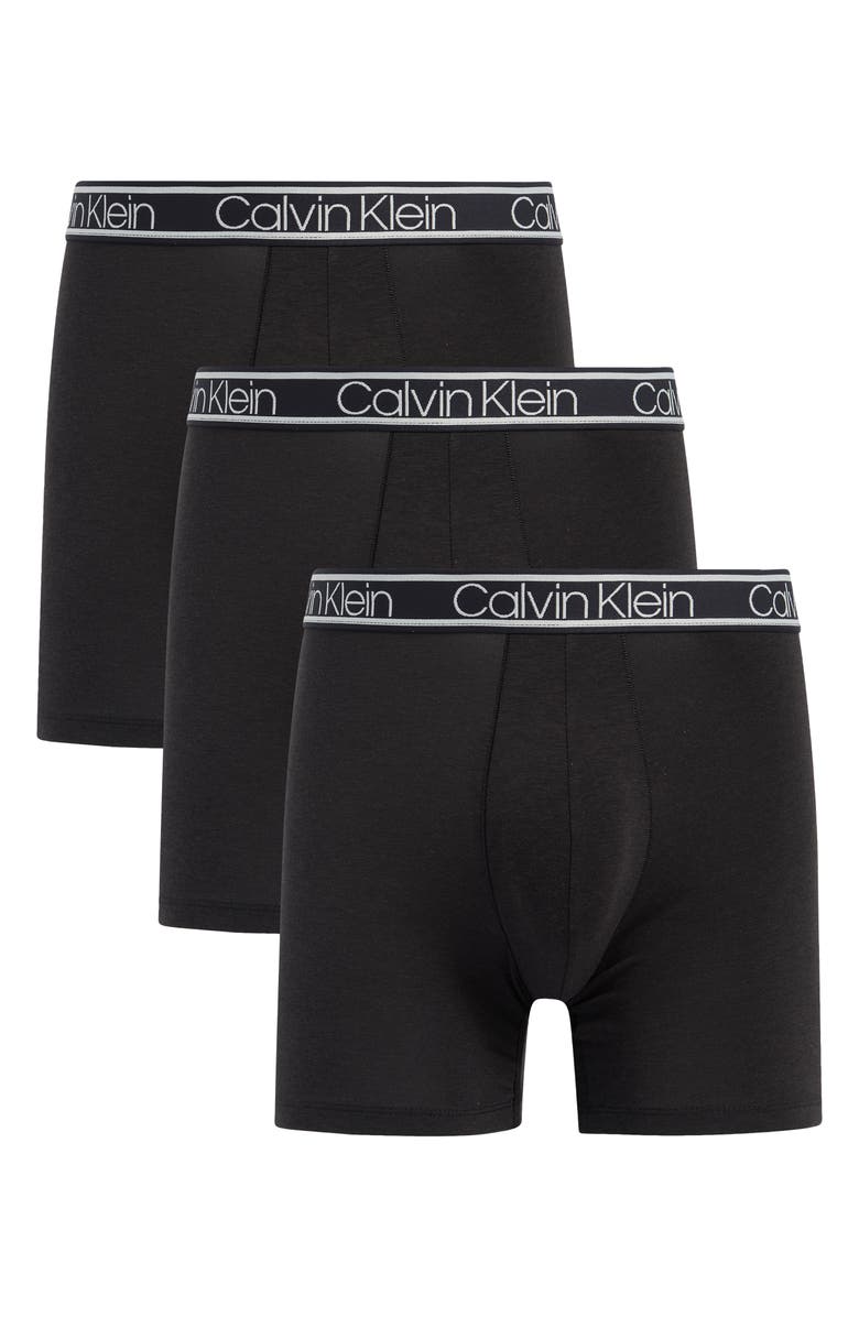 Calvin Klein Boxer Briefs - Pack of 3, Main, color, 001 Black