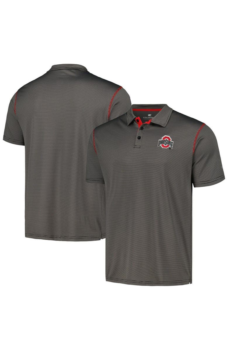 COLOSSEUM Men's Colosseum Gray Ohio State Buckeyes Cameron Polo, Main, color,