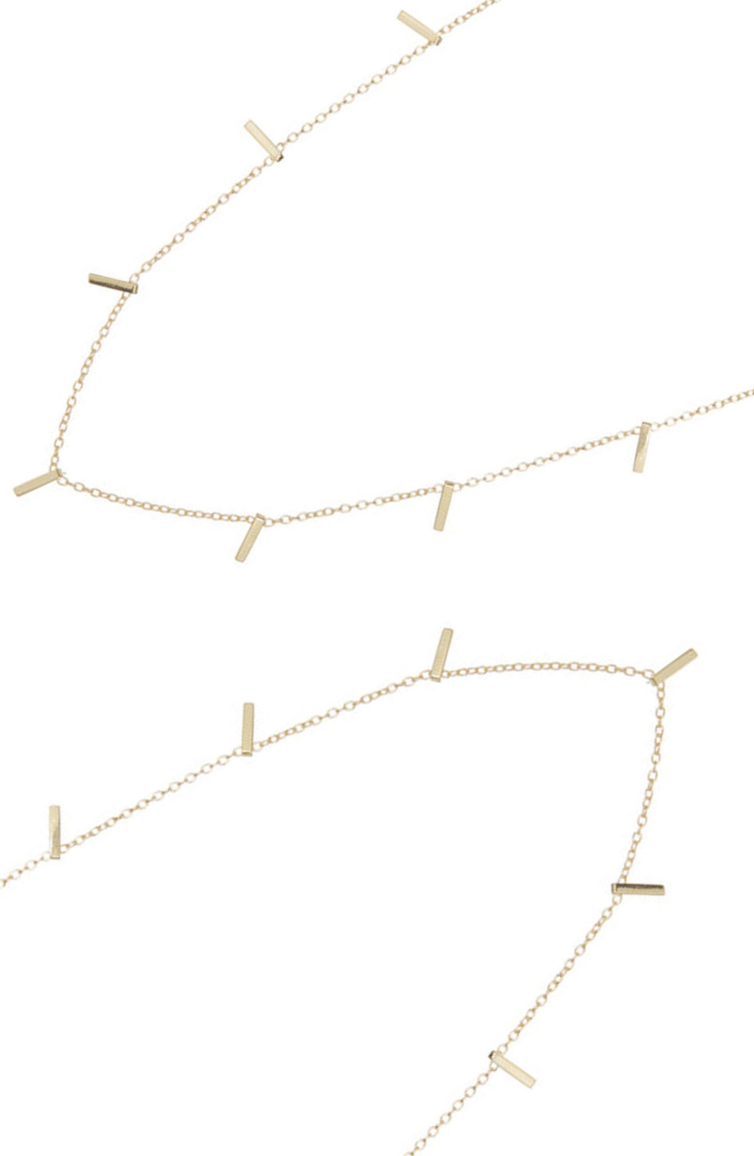 Adornia Set of 2 Charm Station Necklaces