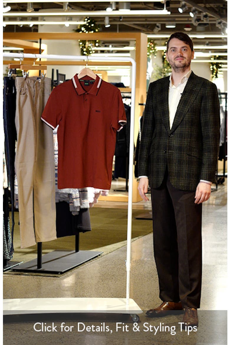 Paul Tipped Stretch Cotton Polo video