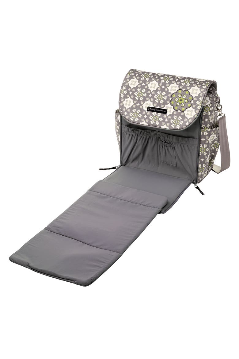 'Brocade' Diaper Bag, Alternate, color, MISTED MARSEILLE