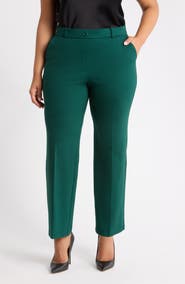 KASPER Faux Fly Trousers