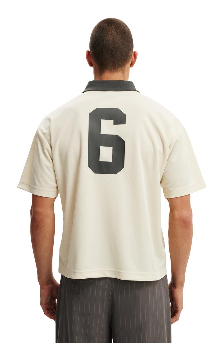 Cotton On Men's Cropped Sports Jersey, Alternate, color, Creampuff Studiio Star