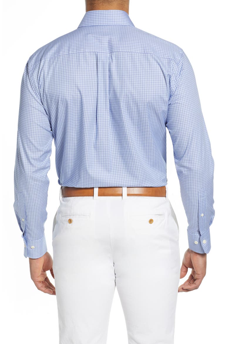 Robinson Gingham Check Button-Up Shirt, Alternate, color, BLUE LAPIS