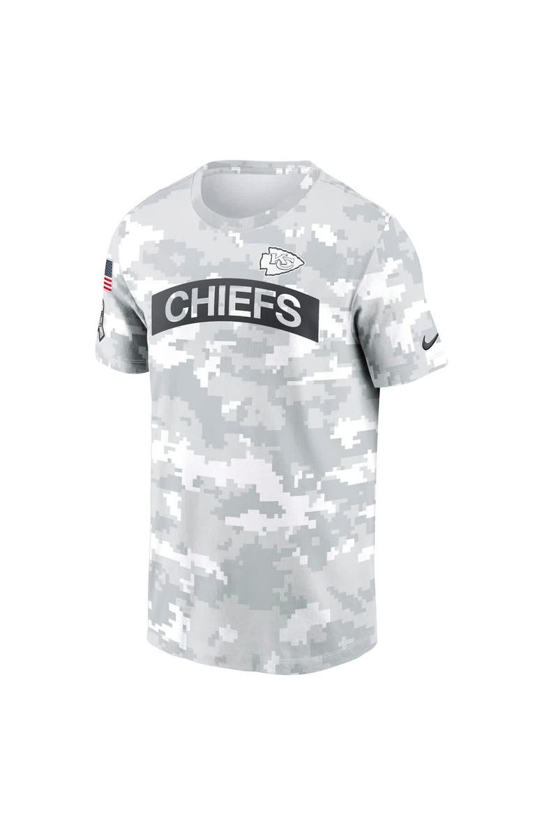 Nike Men's Nike Arctic Camo Kansas City Chiefs 2024 Salute To Service Performance T-Shirt, Alternate, color, 