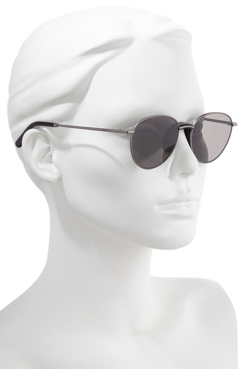 KENZO 53mm International Fit Round Sunglasses, Alternate, color, 