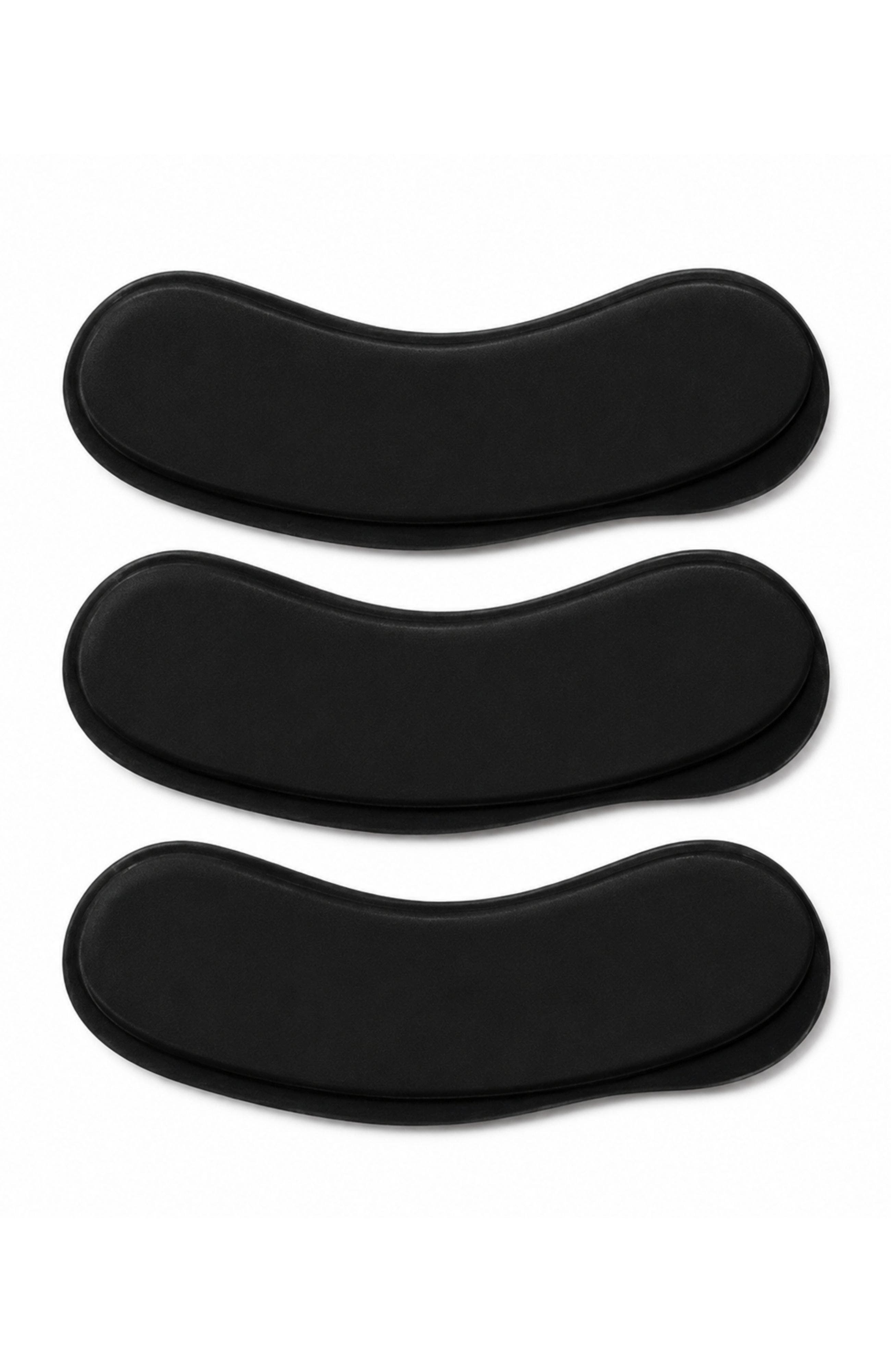 3-Pack Heel Liners, Alternate, color, Black