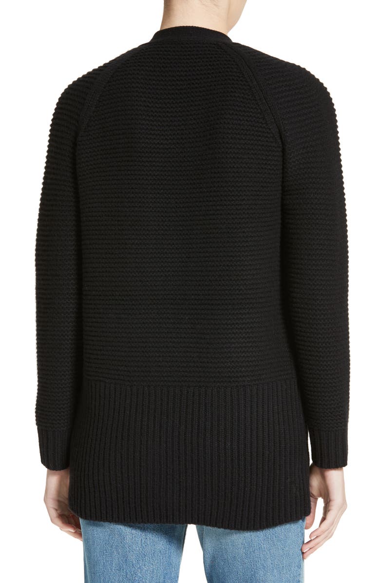 Vince Wool & Cashmere Long V-Neck Cardigan, Alternate, color,