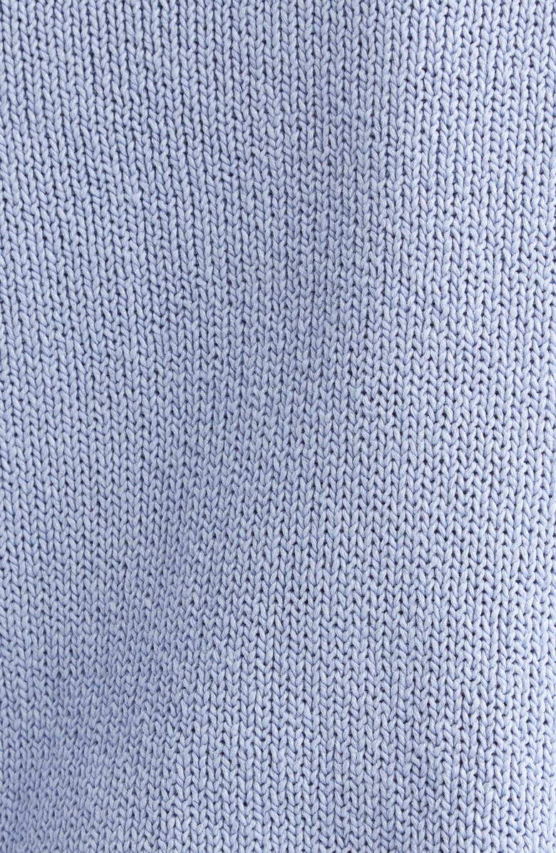 Proenza Schouler Reeve Polo Sweater, Alternate, color, Pale Blue