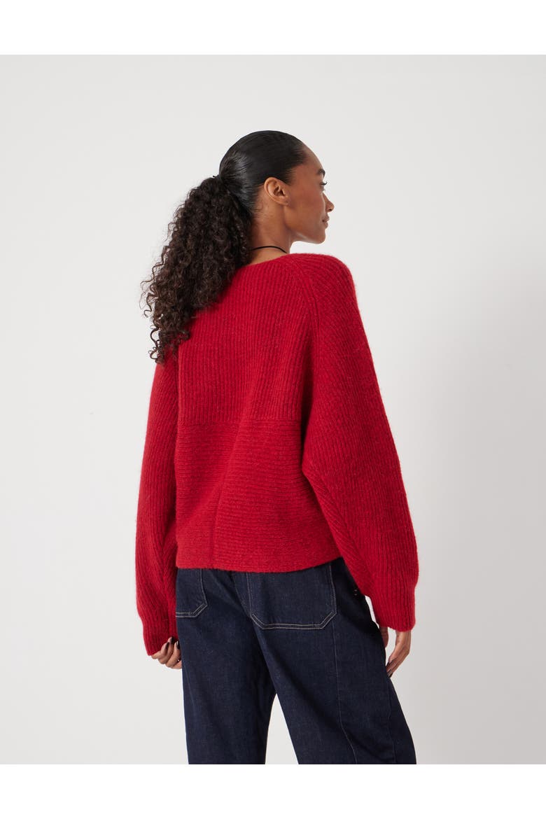 Betty Wool Blend Jumper, Alternate, color, Fiery Red